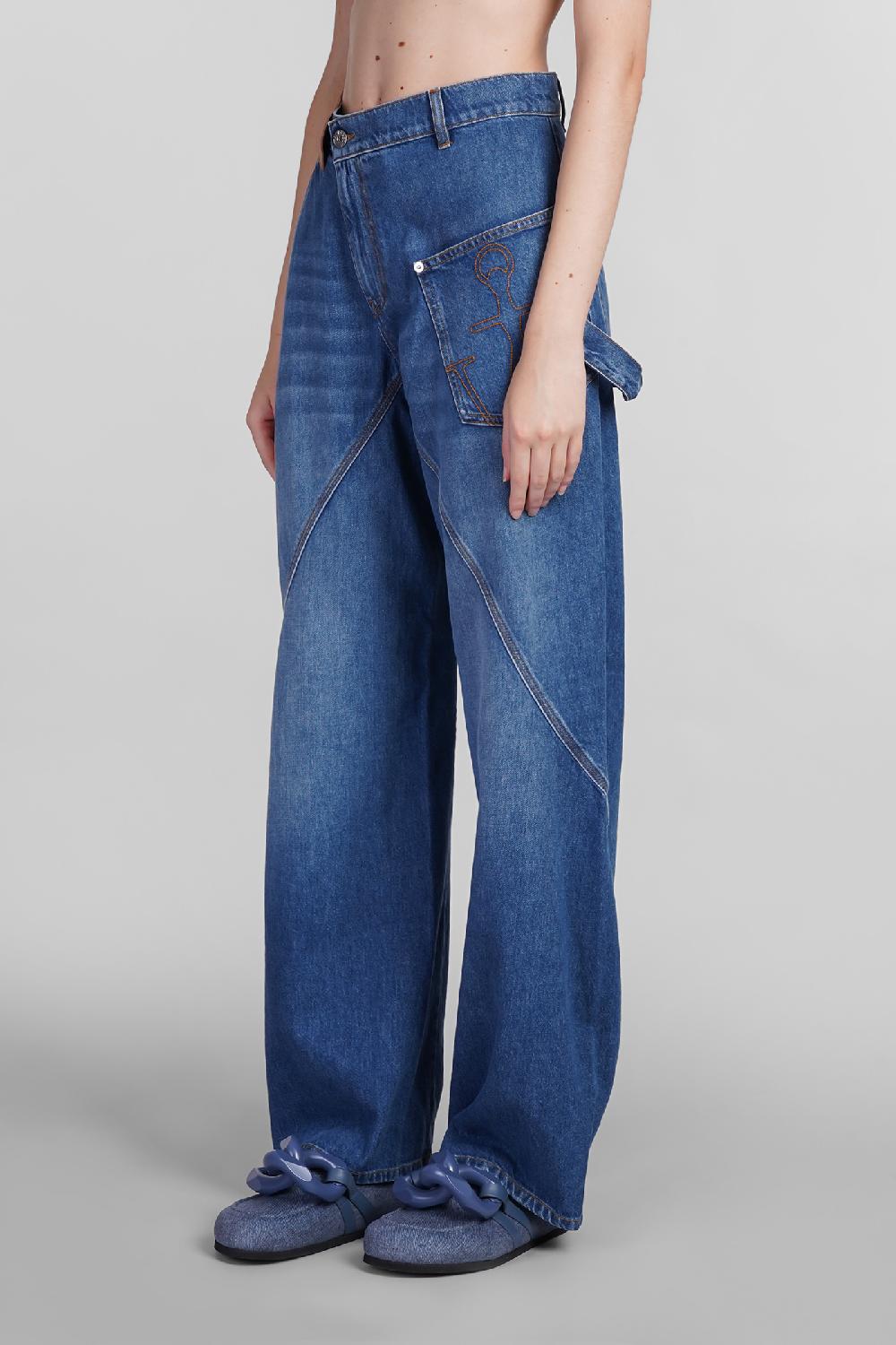 Deliberti JW Anderson Jeans In Denim Blu Cod. 402574 - Deliberti The Luxury Shopping