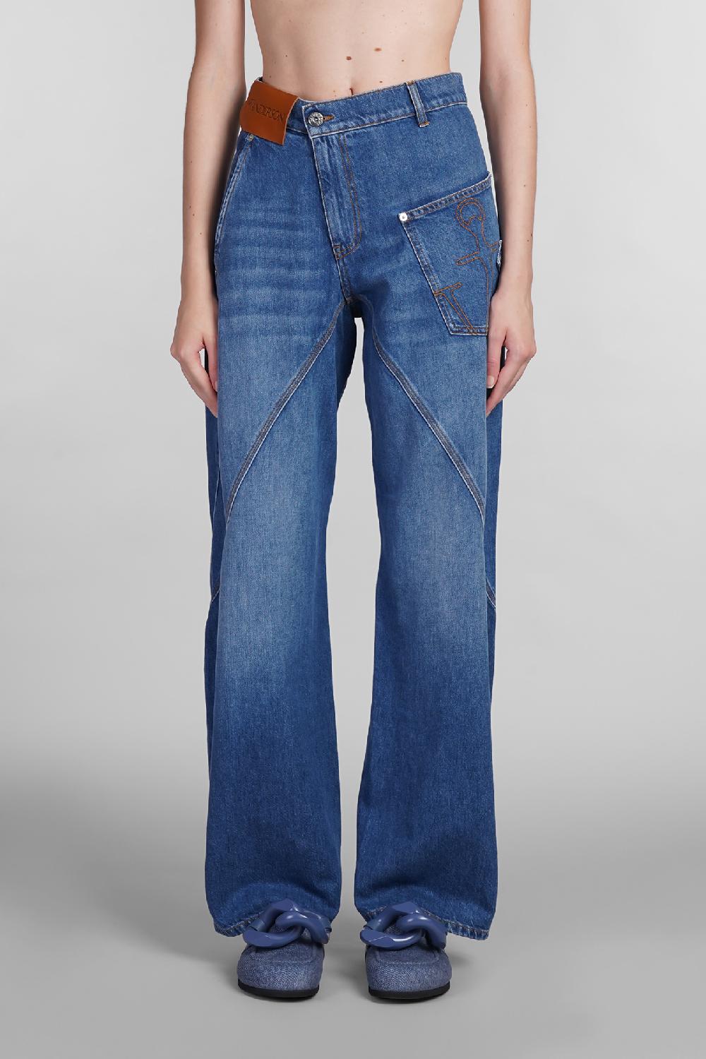 Deliberti JW Anderson Jeans in denim blu cod. 402574 - Deliberti The Luxury Shopping