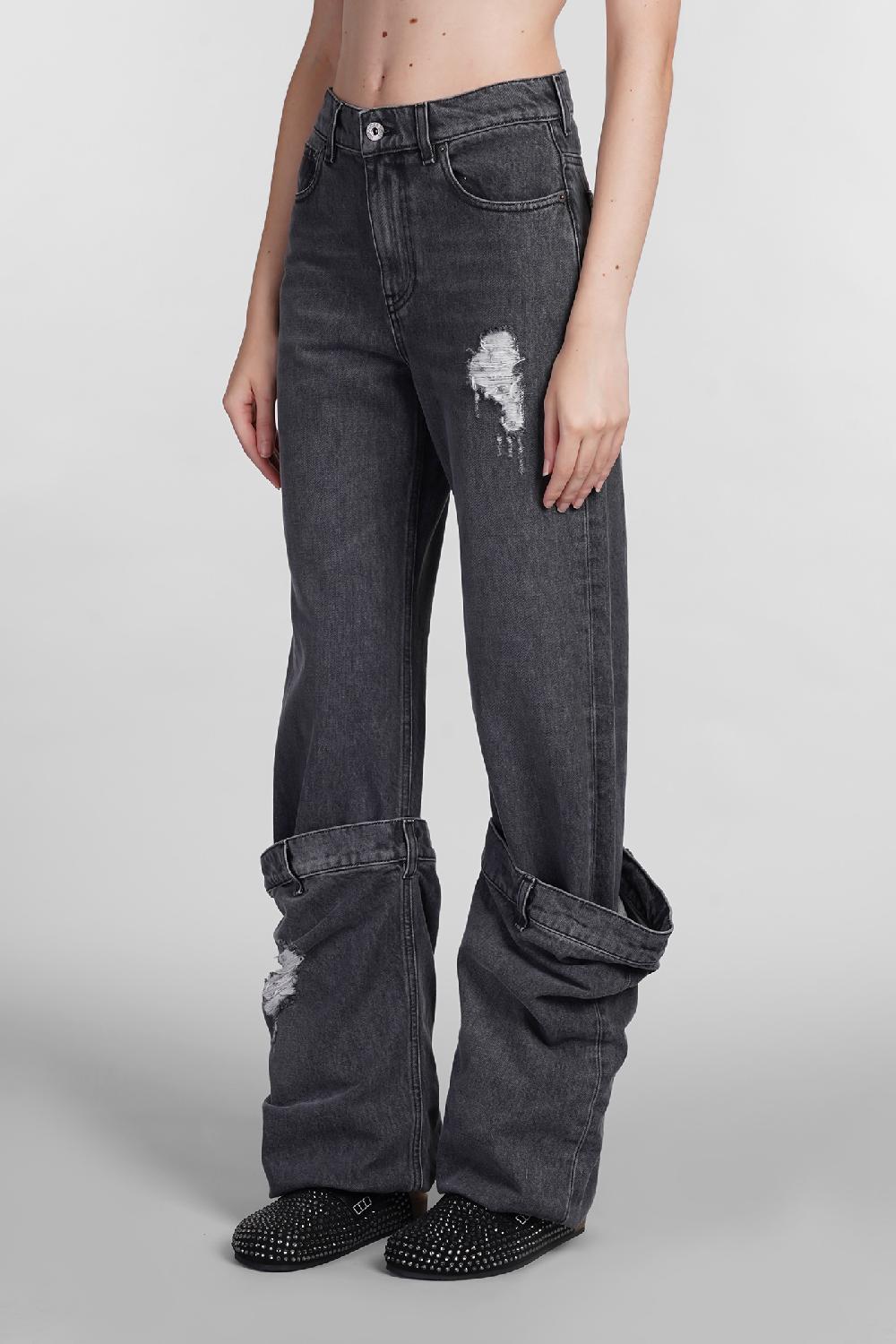 Deliberti JW Anderson Jeans In Denim Grigio Cod. 402552 - Deliberti The Luxury Shopping