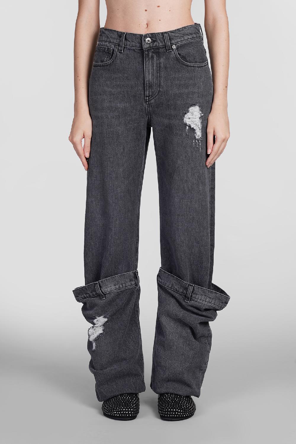 Deliberti JW Anderson Jeans in denim grigio cod. 402552 - Deliberti The Luxury Shopping