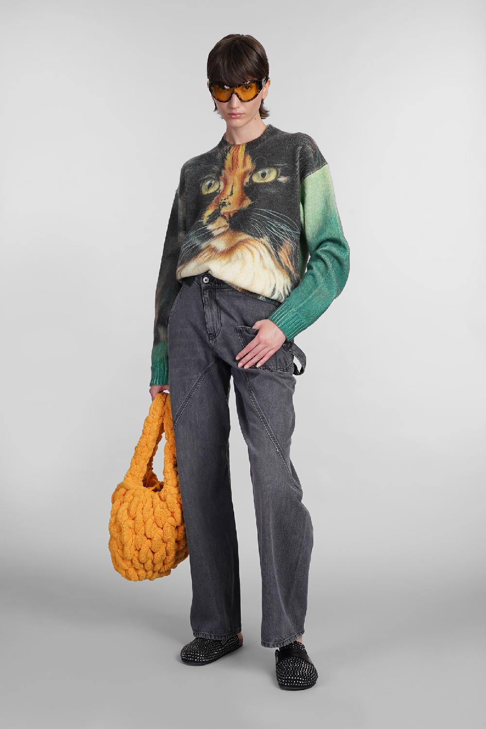 Deliberti JW Anderson Jeans In Denim Grigio Cod. 402575 - Deliberti The Luxury Shopping