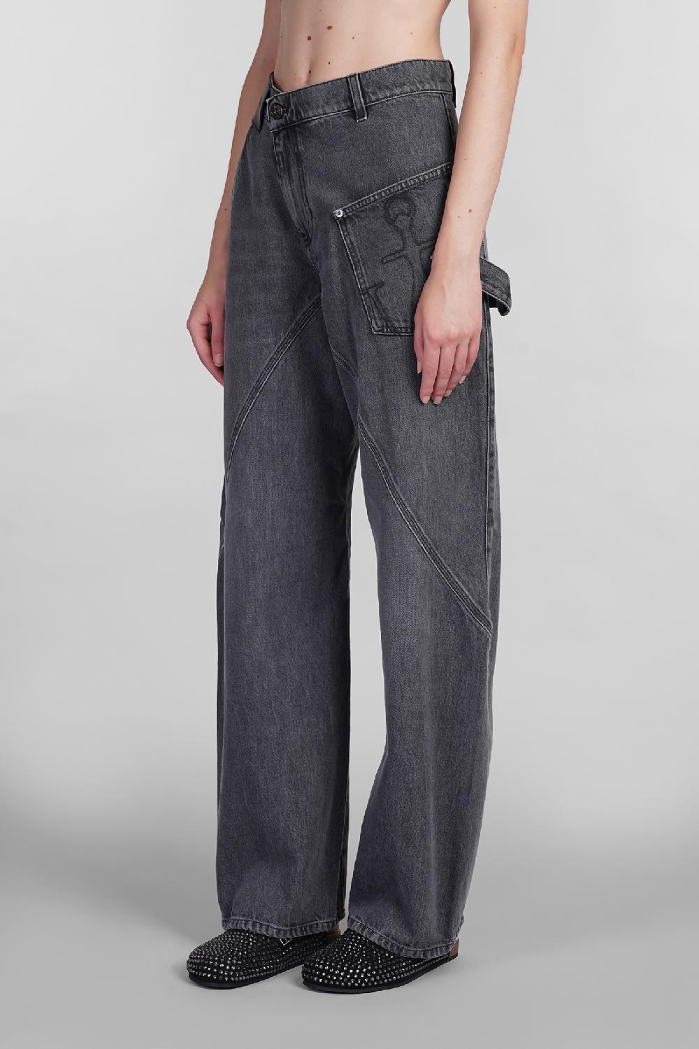 Deliberti JW Anderson Jeans In Denim Grigio Cod. 402575 - Deliberti The Luxury Shopping