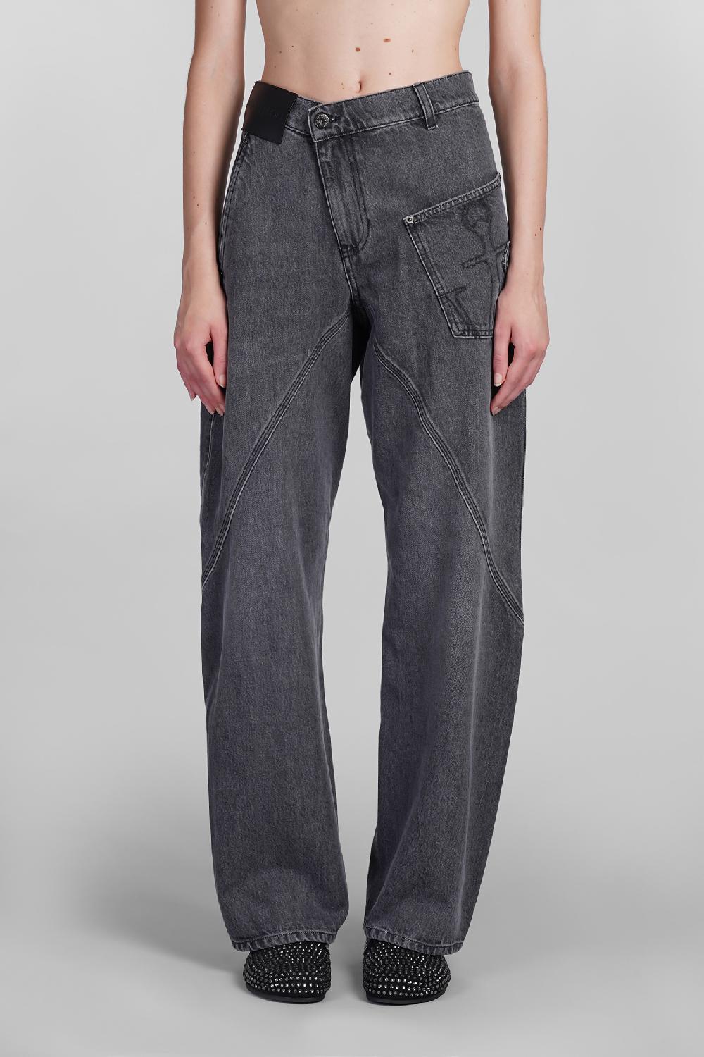 Deliberti JW Anderson Jeans in denim grigio cod. 402575 - Deliberti The Luxury Shopping