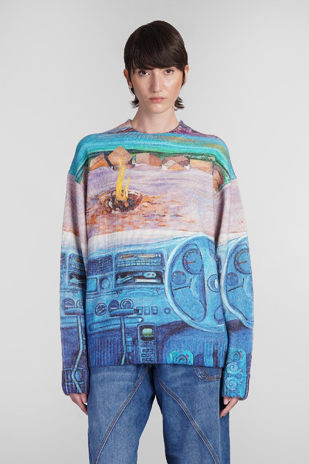 Deliberti JW Anderson Maglia in lana multicolor cod. 402584 - Deliberti The Luxury Shopping