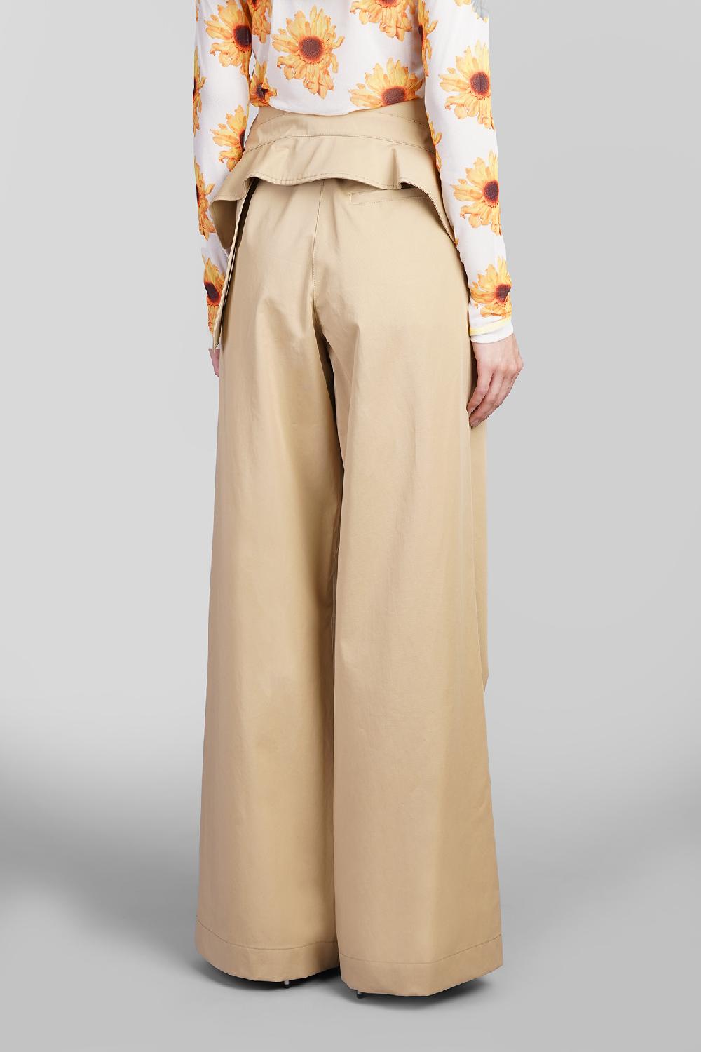 Deliberti JW Anderson Pantalone In Cotone Beige Cod. 409977 - Deliberti The Luxury Shopping