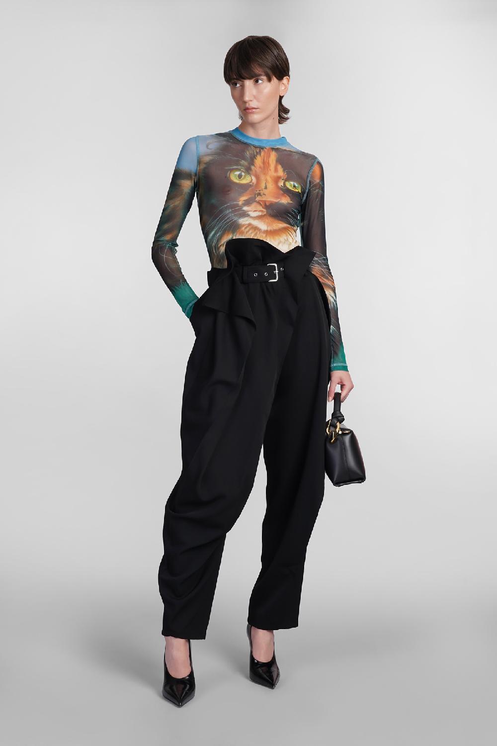 Deliberti JW Anderson Pantalone In Lana Nera Cod. 402586 - Deliberti The Luxury Shopping