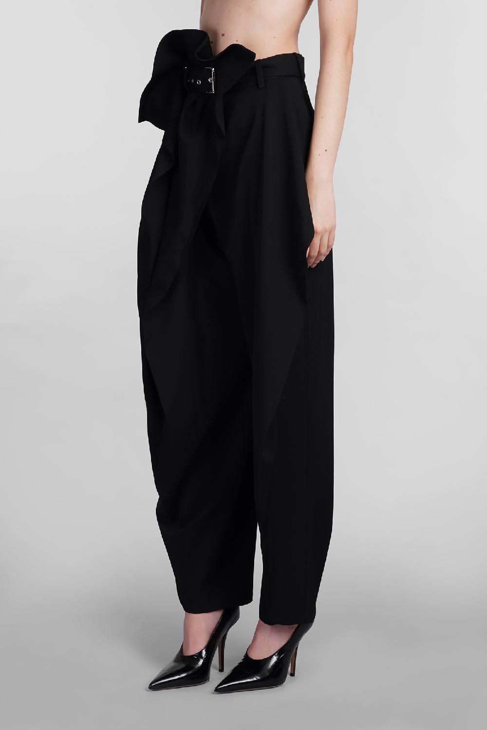 Deliberti JW Anderson Pantalone In Lana Nera Cod. 402586 - Deliberti The Luxury Shopping