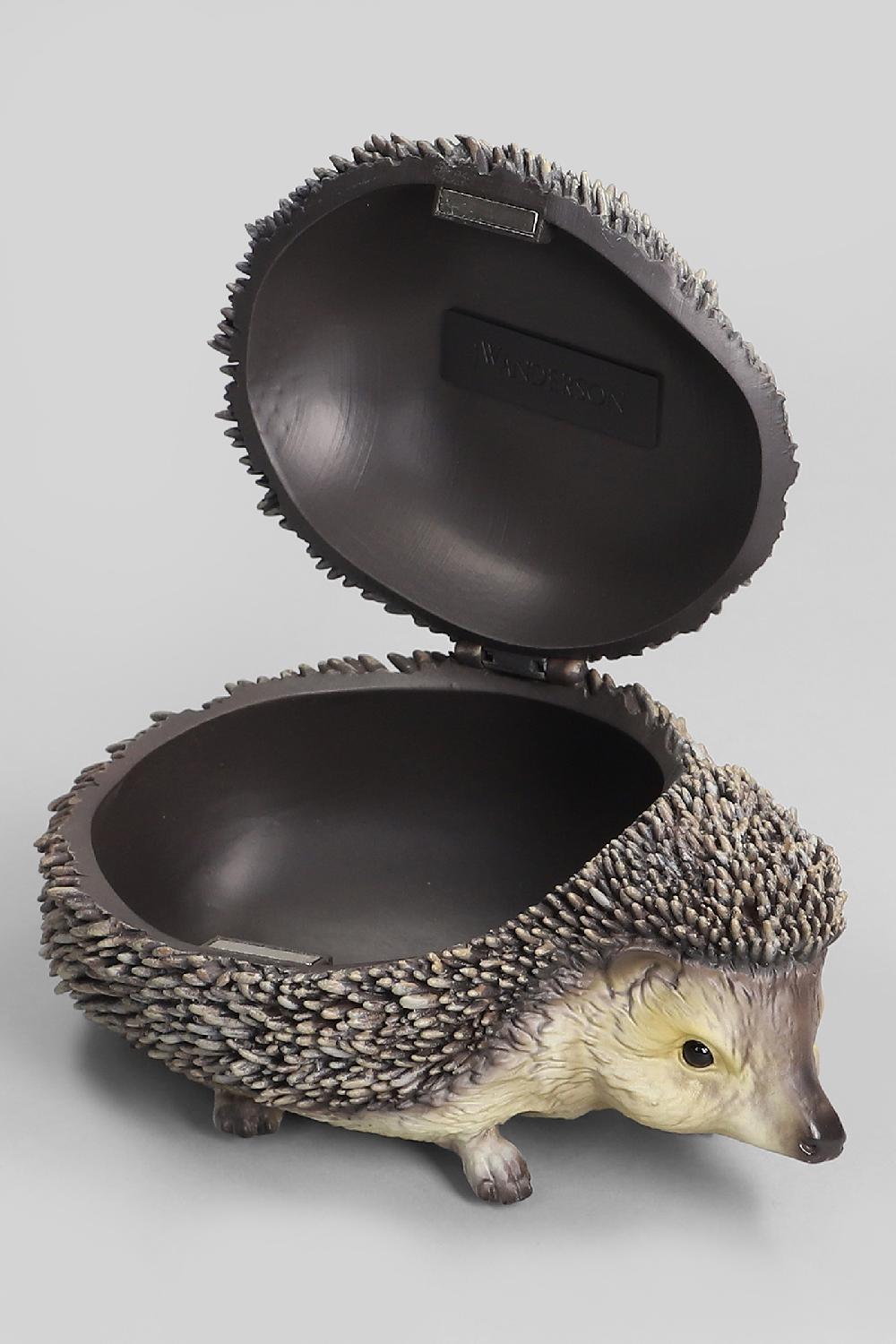 Deliberti JW Anderson Pochette Hedgehog Clutch In Resina Beige Cod. 409966 - Deliberti The Luxury Shopping