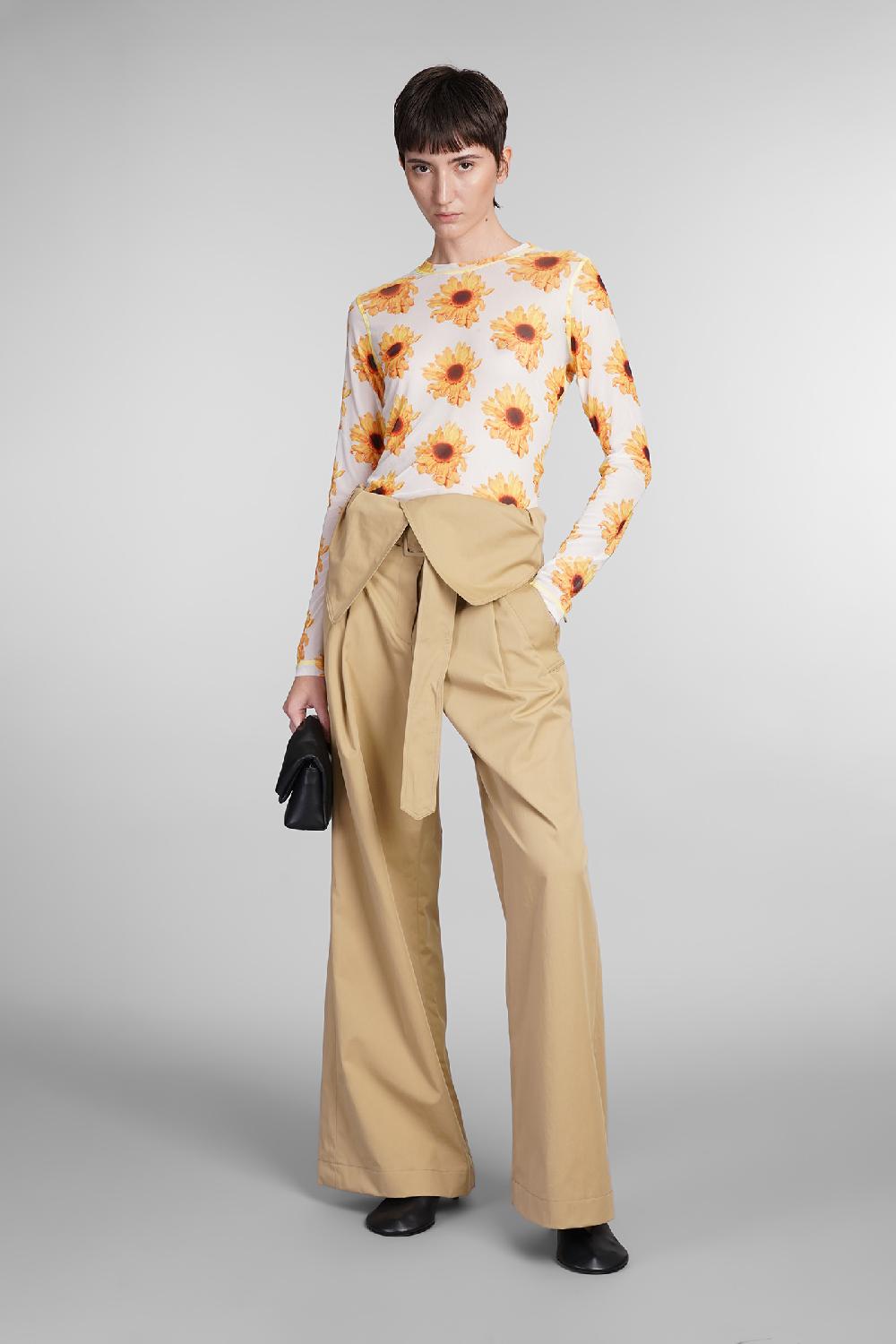 Deliberti JW Anderson T-shirt In Poliestere Bianco Cod. 409980 - Deliberti The Luxury Shopping