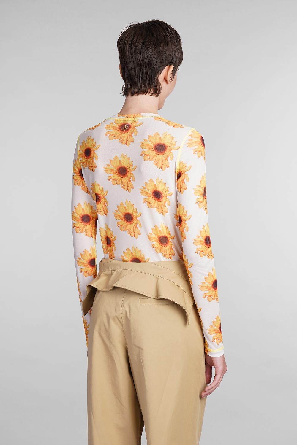 Deliberti JW Anderson T-shirt In Poliestere Bianco Cod. 409980 - Deliberti The Luxury Shopping