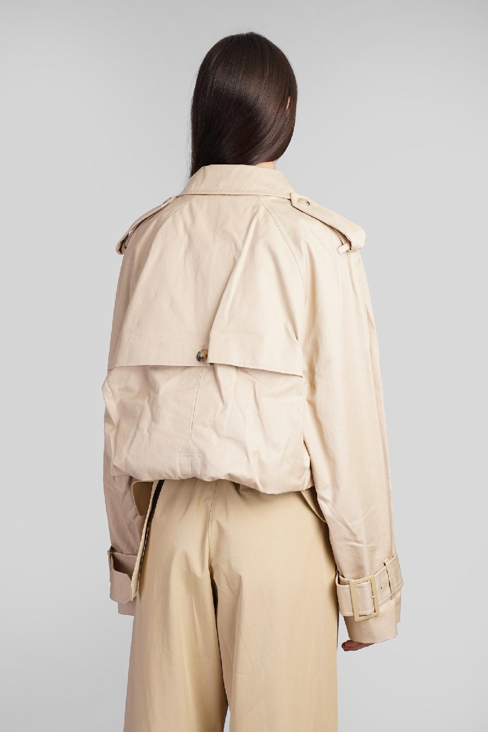 Deliberti JW Anderson Trench In Cotone Beige Cod. 409974 - Deliberti The Luxury Shopping
