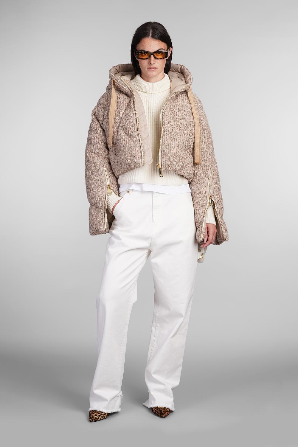 Deliberti Khrisjoy Piumino In Poliestere Beige Cod. 402841 - Deliberti The Luxury Shopping