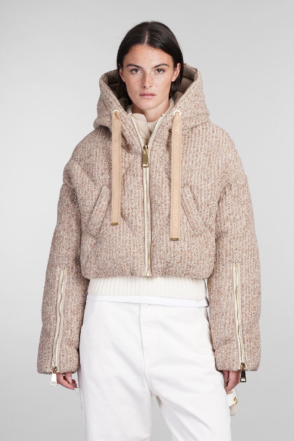 Deliberti Khrisjoy Piumino in poliestere beige cod. 402841 - Deliberti The Luxury Shopping