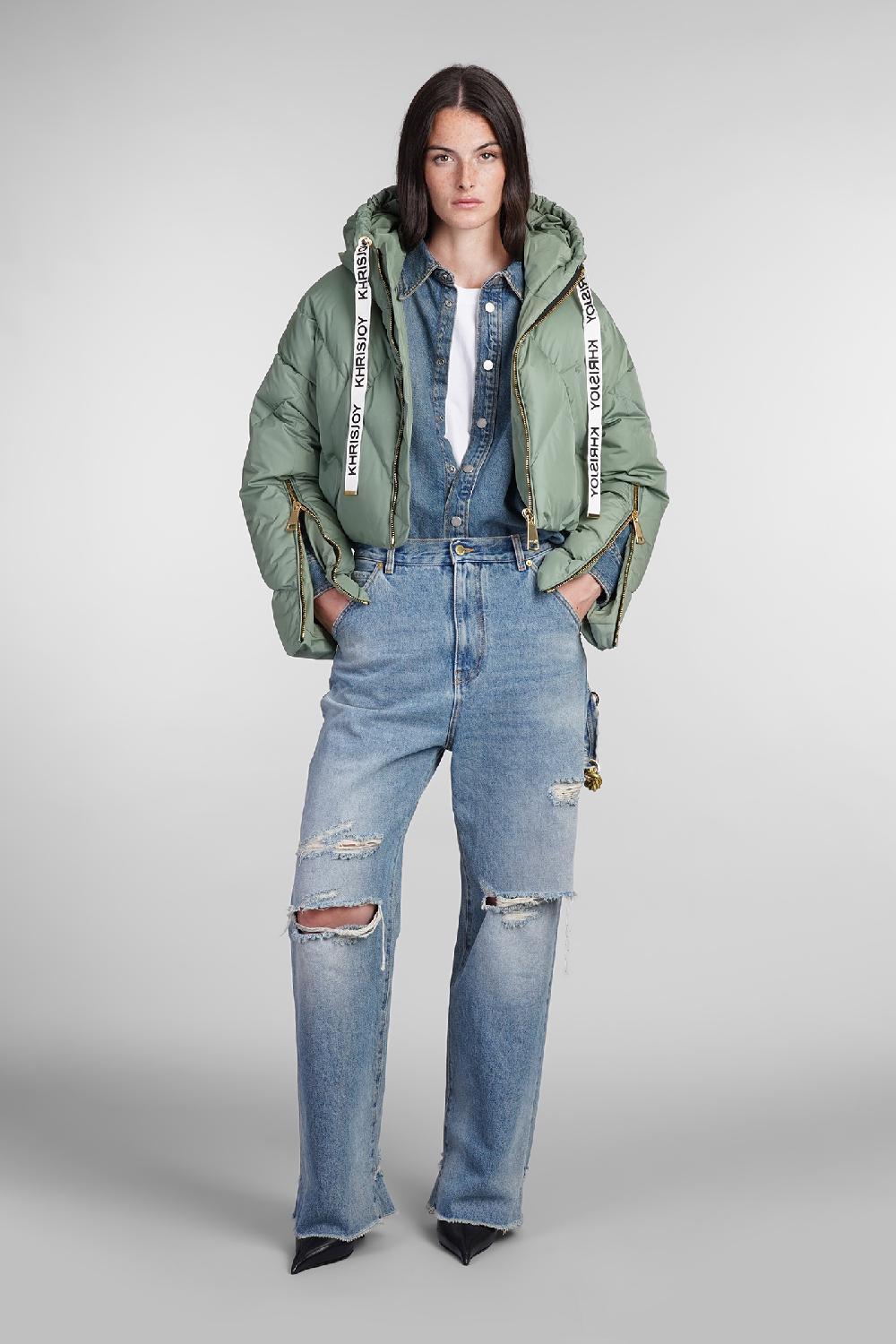 Deliberti Khrisjoy Piumino In Poliestere Verde Cod. 402840 - Deliberti The Luxury Shopping