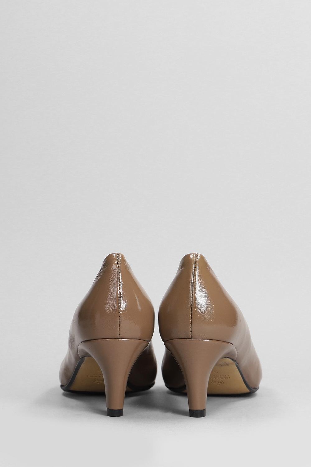 Deliberti L Arianna Decollete In Pelle Taupe Cod. 403365 - Deliberti The Luxury Shopping