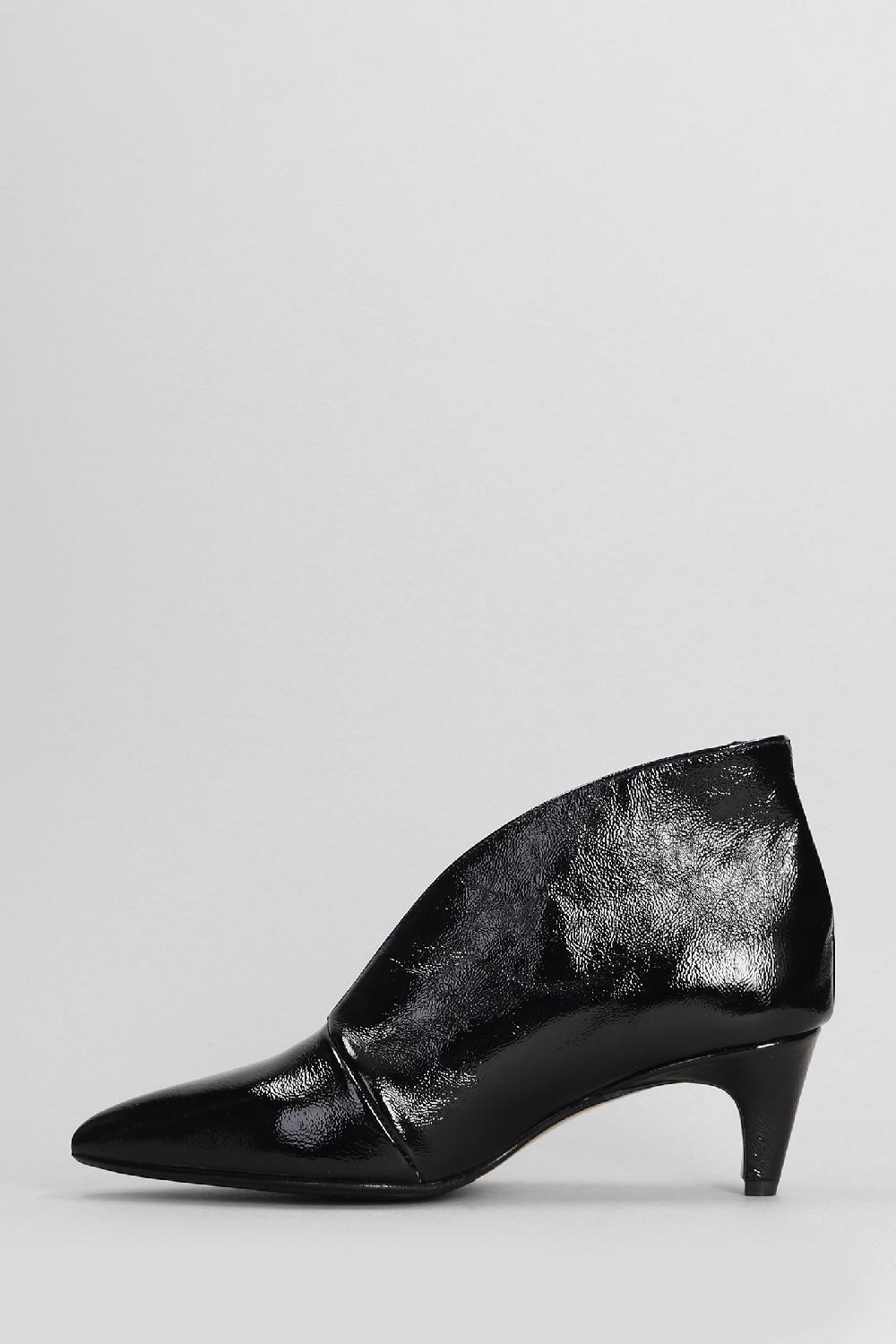 Deliberti L Arianna Tronchetti Tacco Alto In Pelle Nera Cod. 403363 - Deliberti The Luxury Shopping