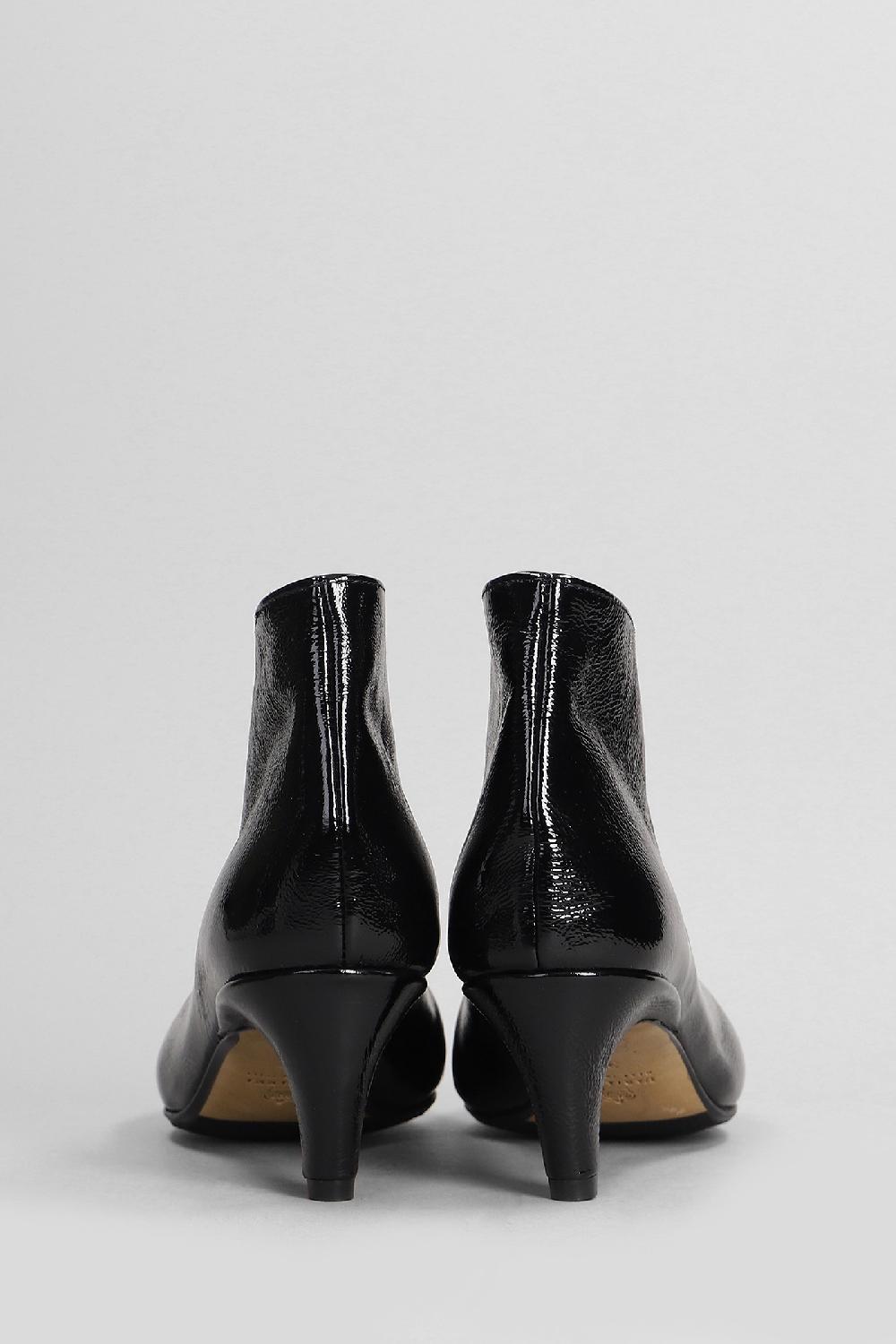 Deliberti L Arianna Tronchetti Tacco Alto In Pelle Nera Cod. 403363 - Deliberti The Luxury Shopping