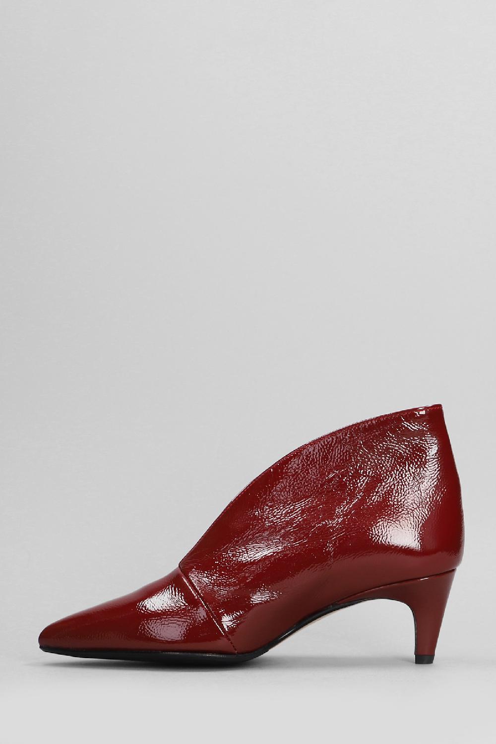 Deliberti L Arianna Tronchetti Tacco Alto In Pelle Rossa Cod. 403362 - Deliberti The Luxury Shopping