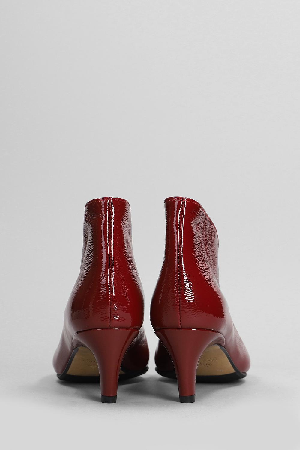 Deliberti L Arianna Tronchetti Tacco Alto In Pelle Rossa Cod. 403362 - Deliberti The Luxury Shopping