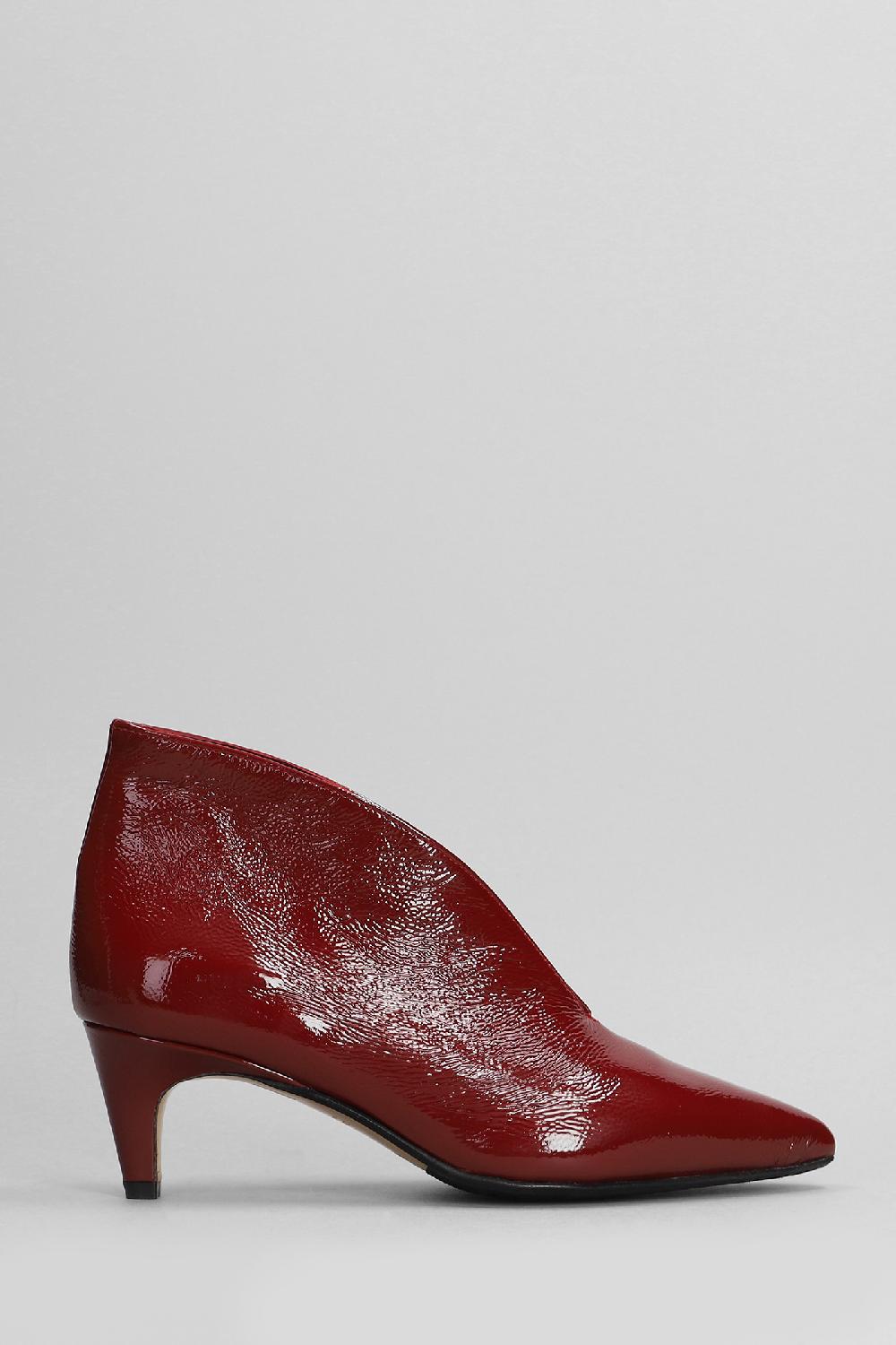 Deliberti L Arianna Tronchetti tacco alto in pelle rossa cod. 403362 - Deliberti The Luxury Shopping