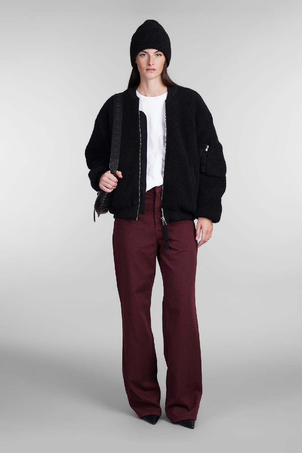 Deliberti Laneus Bomber In Lana Nera Cod. 404475 - Deliberti The Luxury Shopping