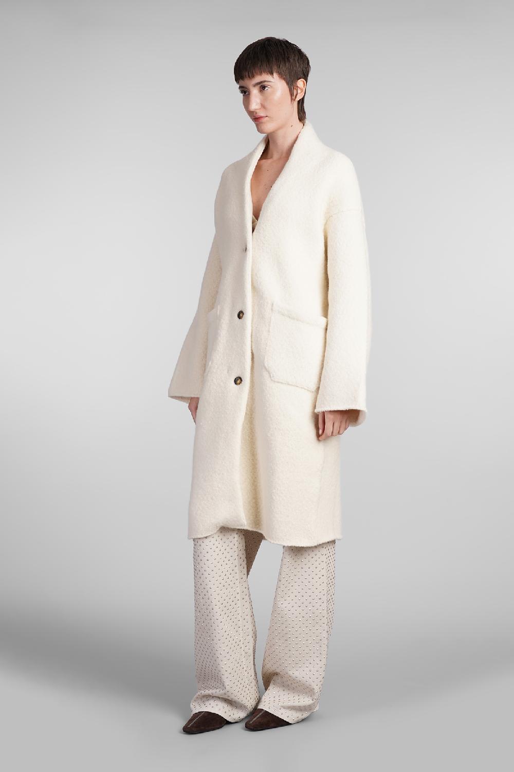 Deliberti Laneus Cappotto In Lana Beige Cod. 407320 - Deliberti The Luxury Shopping