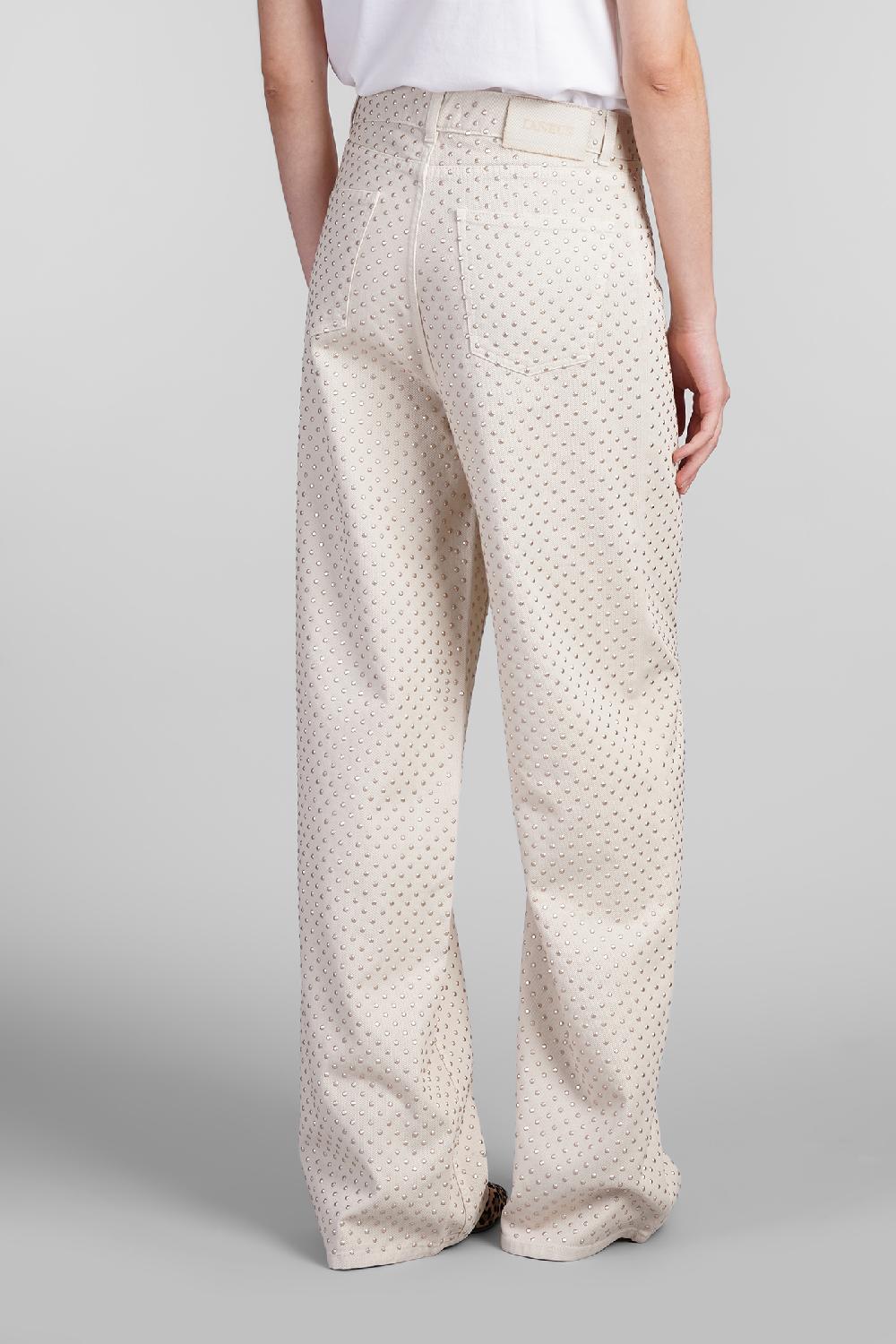 Deliberti Laneus Jeans In Cotone Beige Cod. 402688 - Deliberti The Luxury Shopping