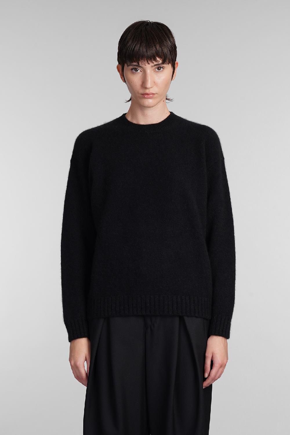 Deliberti Laneus Maglia in cashmere nera cod. 407322 - Deliberti The Luxury Shopping