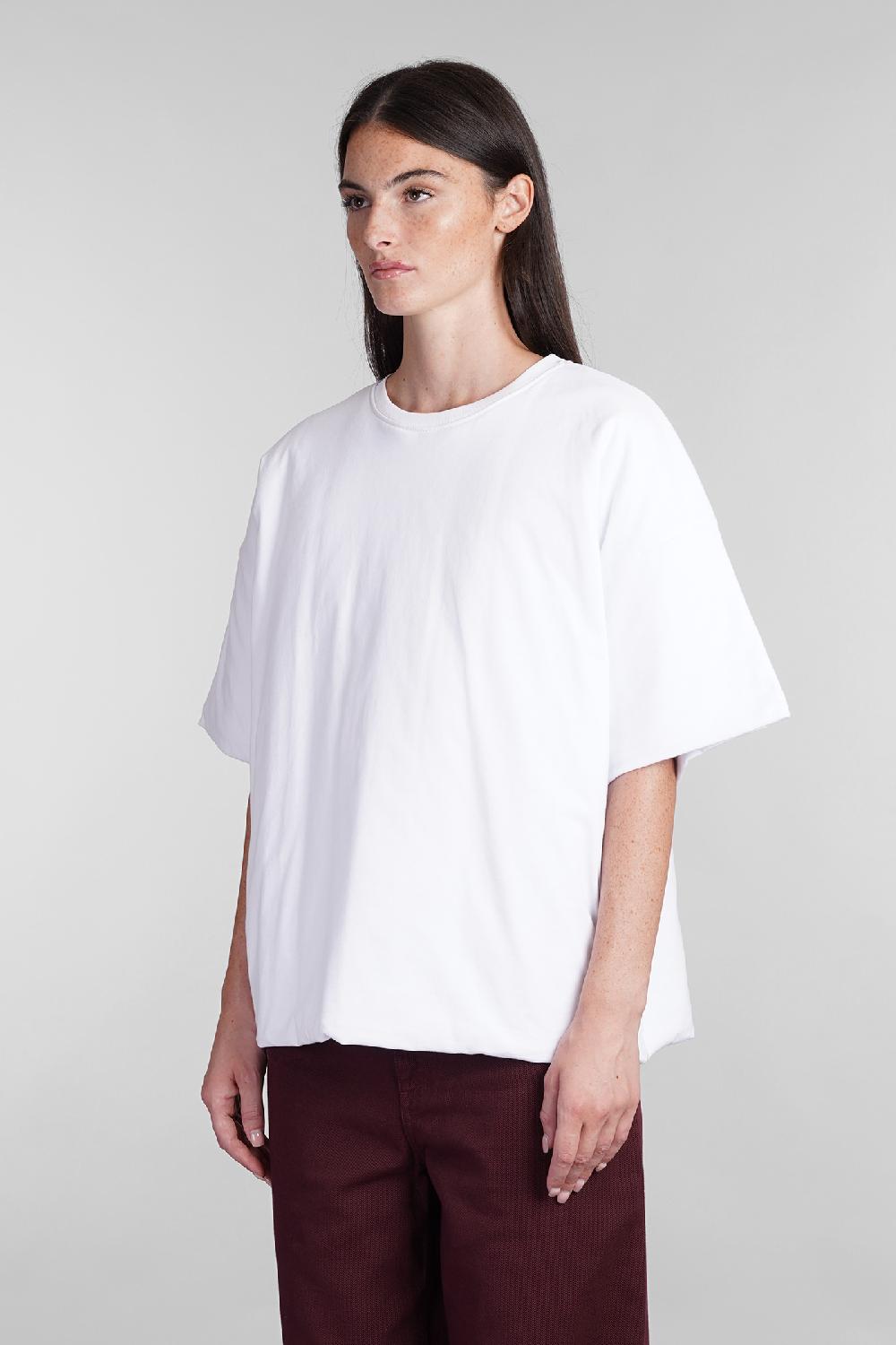 Deliberti Laneus T-shirt In Cotone Bianco Cod. 404477 - Deliberti The Luxury Shopping