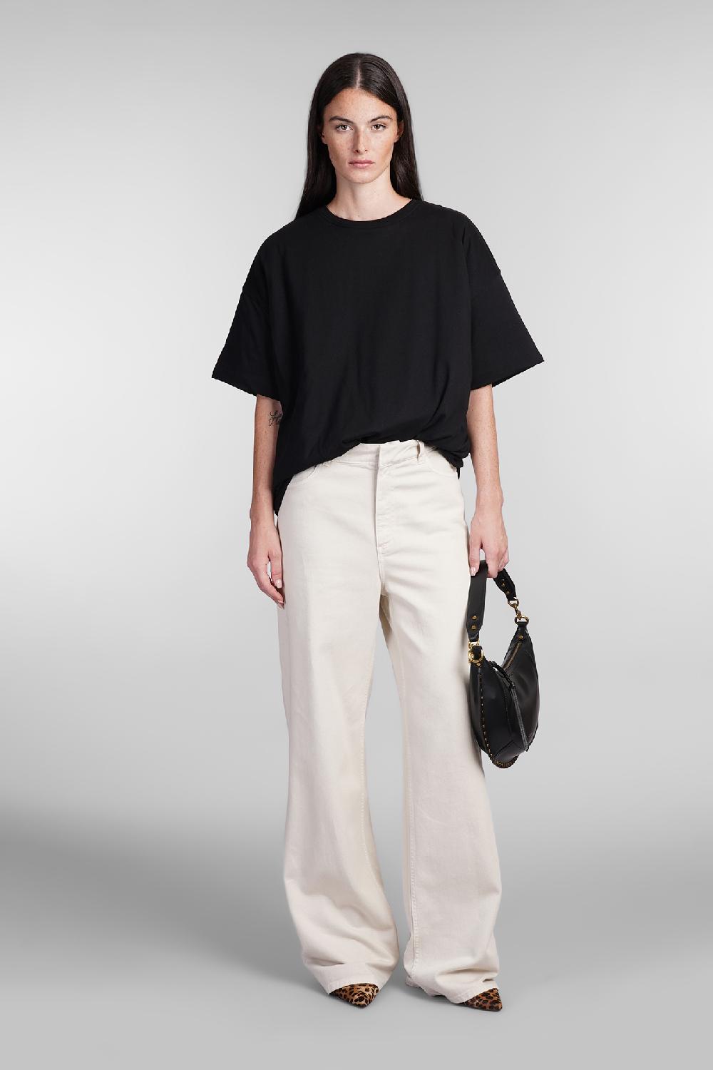 Deliberti Laneus T-shirt In Cotone Nero Cod. 404478 - Deliberti The Luxury Shopping