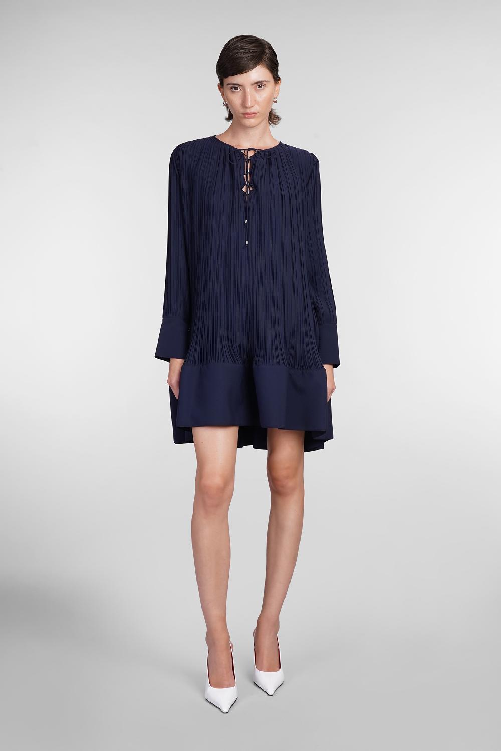 Deliberti Lanvin Abito in poliestere blu cod. 406084 - Deliberti The Luxury Shopping