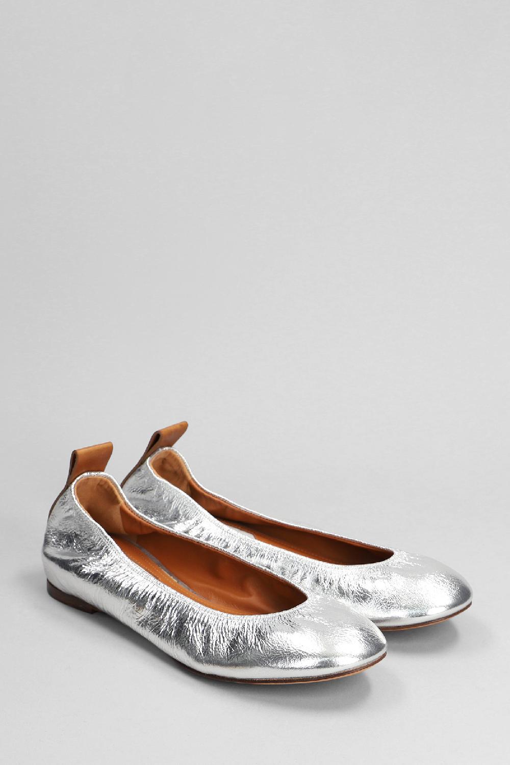 Deliberti Lanvin Ballerine Ballerina In Pelle Argento Cod. 392660 - Deliberti The Luxury Shopping