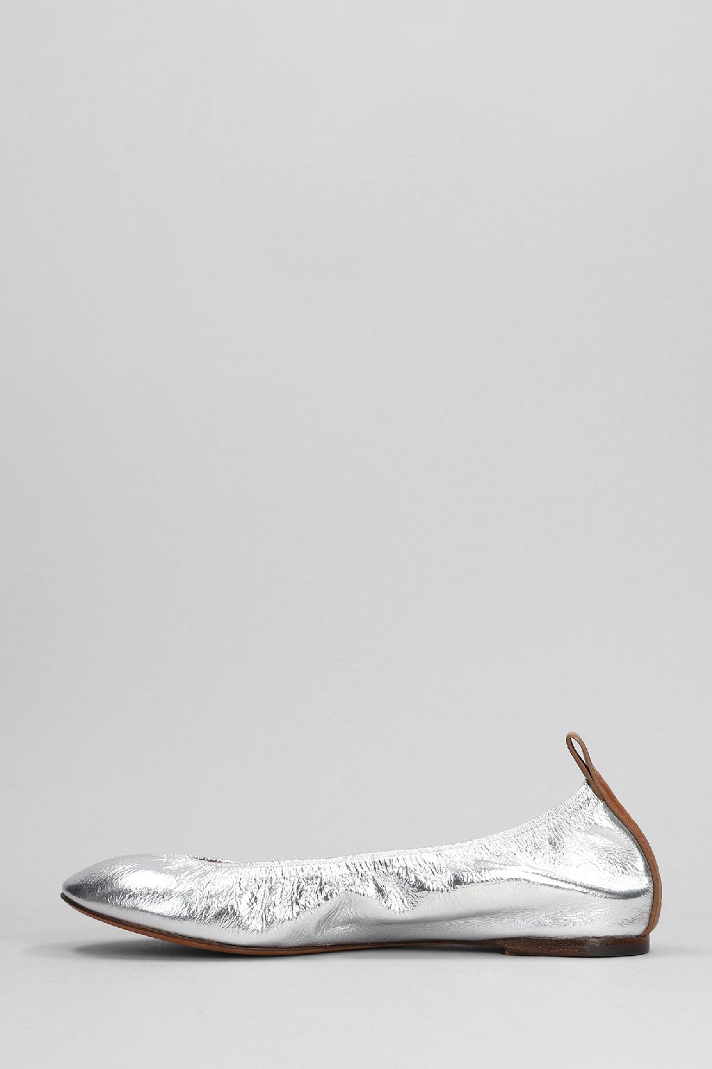 Deliberti Lanvin Ballerine Ballerina In Pelle Argento Cod. 392660 - Deliberti The Luxury Shopping