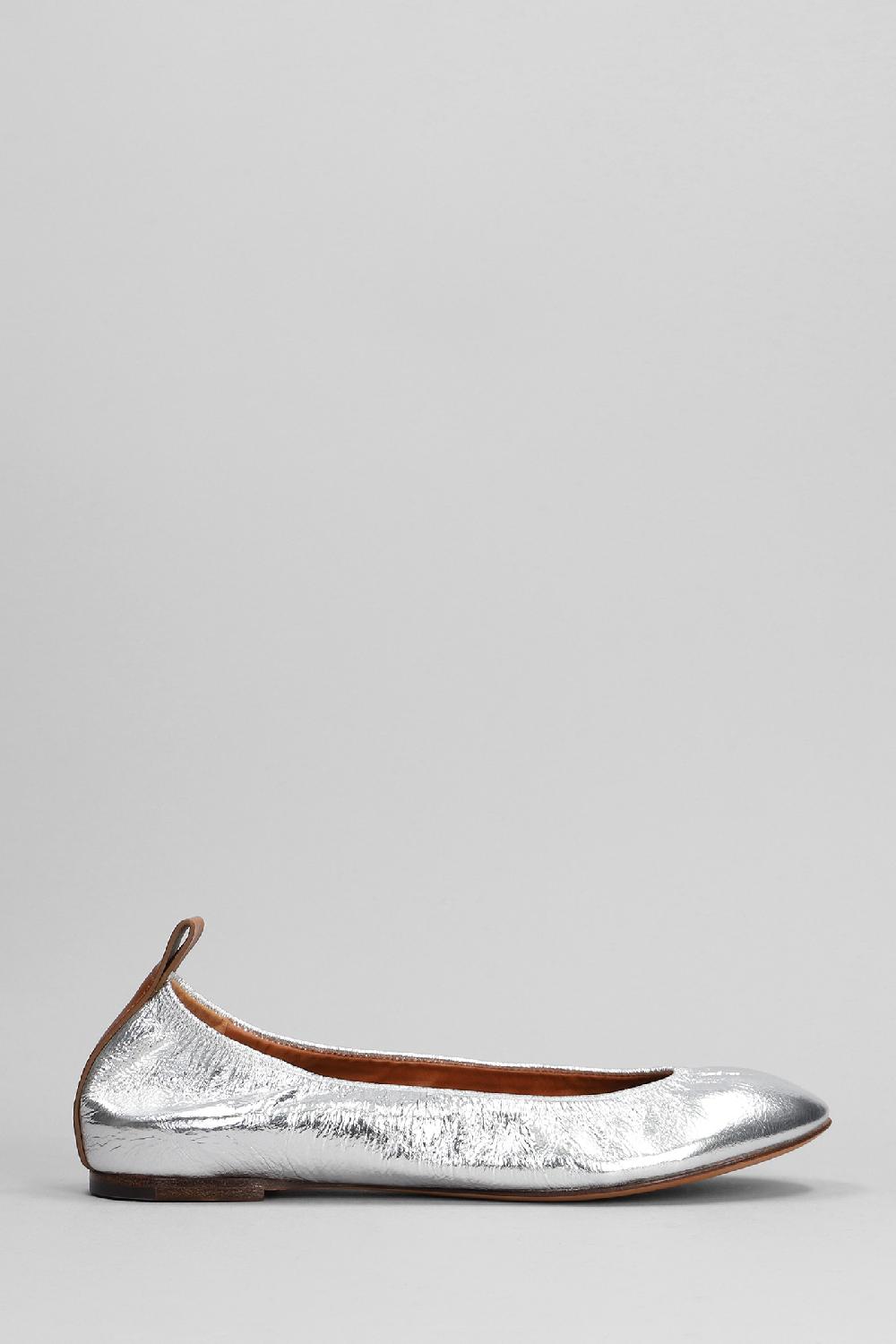 Deliberti Lanvin Ballerine ballerina in pelle argento cod. 392660 - Deliberti The Luxury Shopping