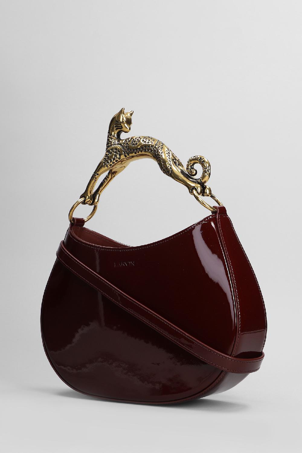 Deliberti Lanvin Borsa A Spalla Hobo In Pelle Bordeaux Cod. 406110 - Deliberti The Luxury Shopping