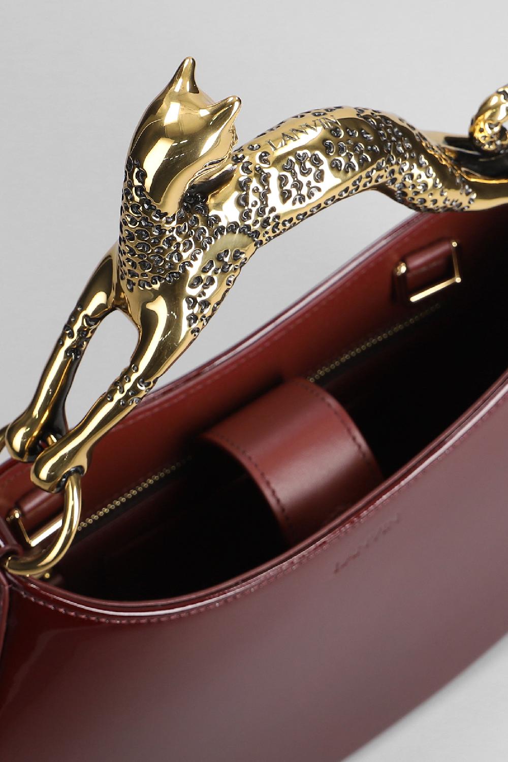 Deliberti Lanvin Borsa A Spalla Hobo In Pelle Bordeaux Cod. 406110 - Deliberti The Luxury Shopping