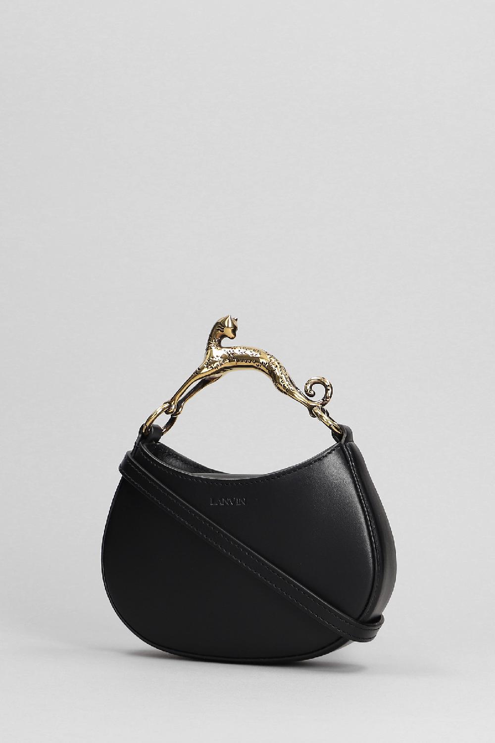 Deliberti Lanvin Borsa A Spalla Hobo In Pelle Nera Cod. 387629 - Deliberti The Luxury Shopping