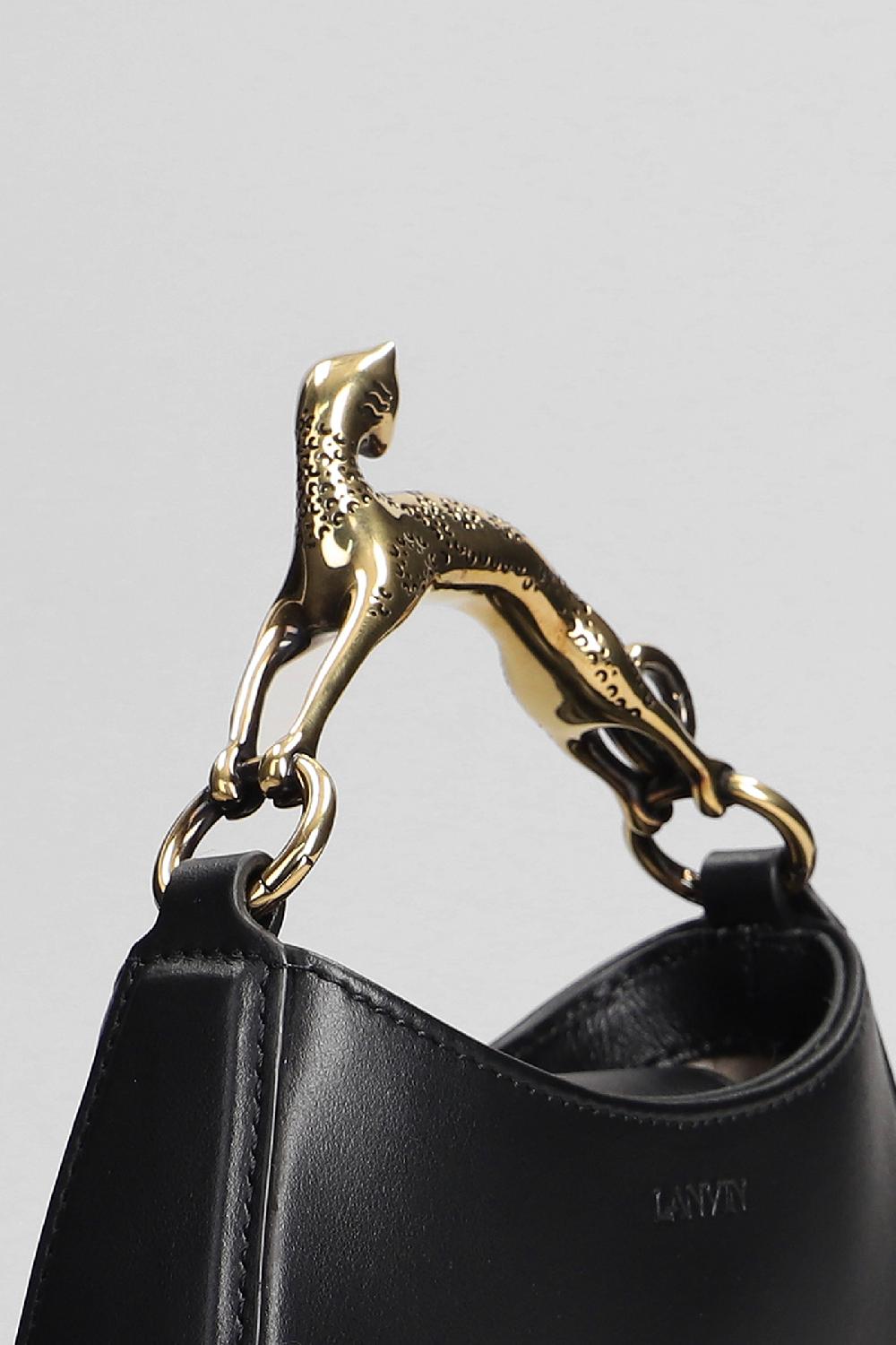 Deliberti Lanvin Borsa A Spalla Hobo In Pelle Nera Cod. 387629 - Deliberti The Luxury Shopping