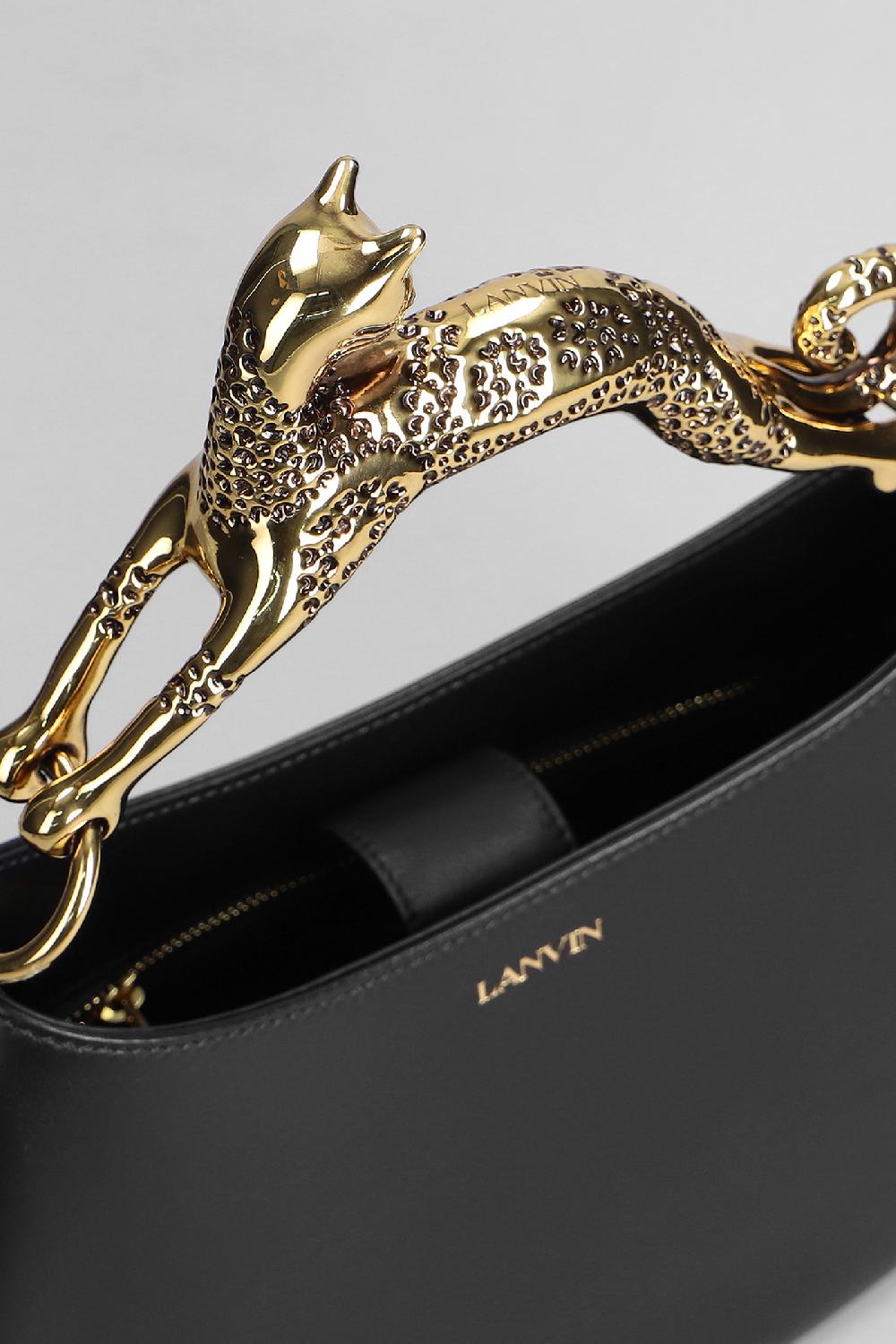 Deliberti Lanvin Borsa A Spalla In Pelle Nera Cod. 371062 - Deliberti The Luxury Shopping