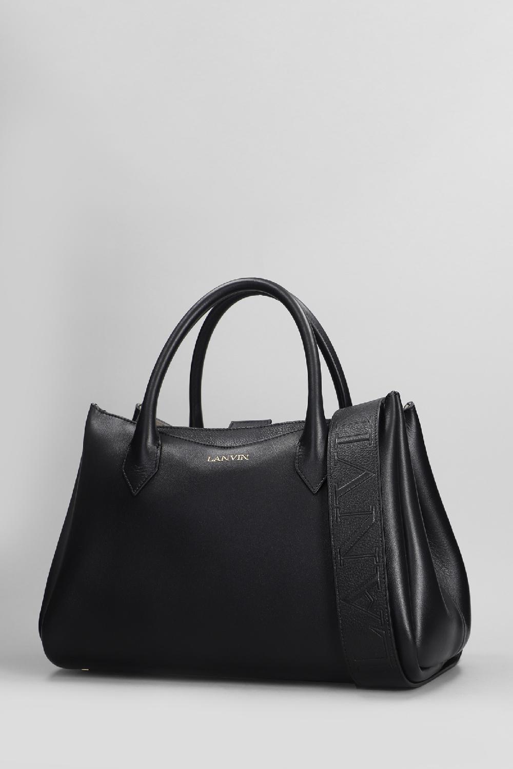 Deliberti Lanvin Borsa A Spalla L Octave In Pelle Nera Cod. 406080 - Deliberti The Luxury Shopping