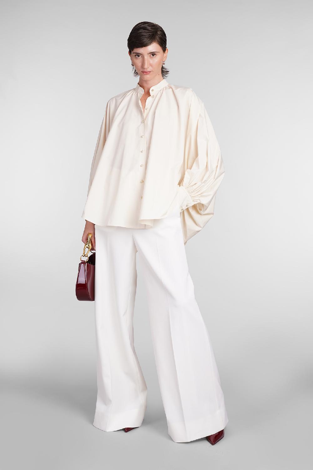 Deliberti Lanvin Camicia In Cotone Beige Cod. 406103 - Deliberti The Luxury Shopping