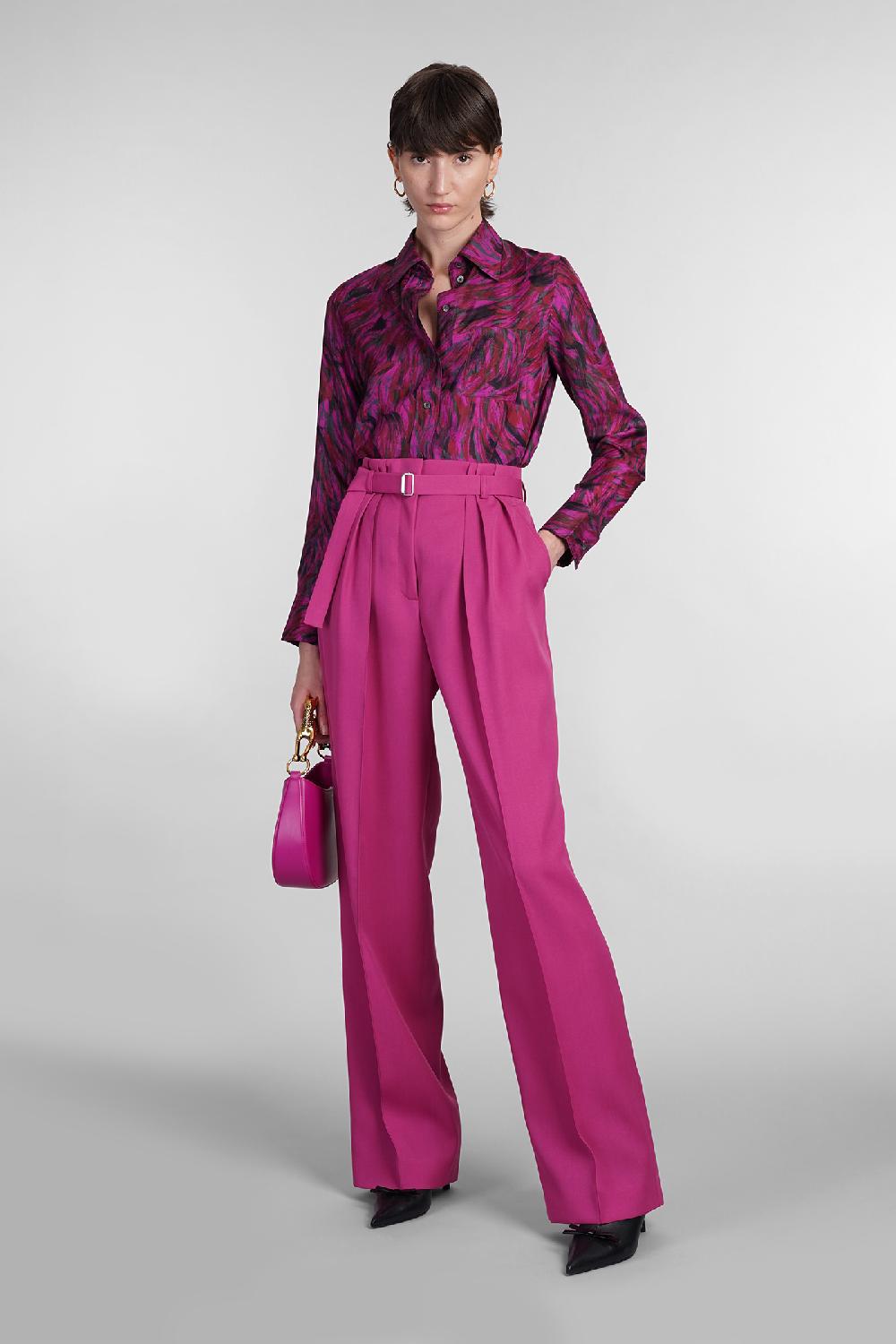 Deliberti Lanvin Pantalone In Lana Fucsia Cod. 402796 - Deliberti The Luxury Shopping