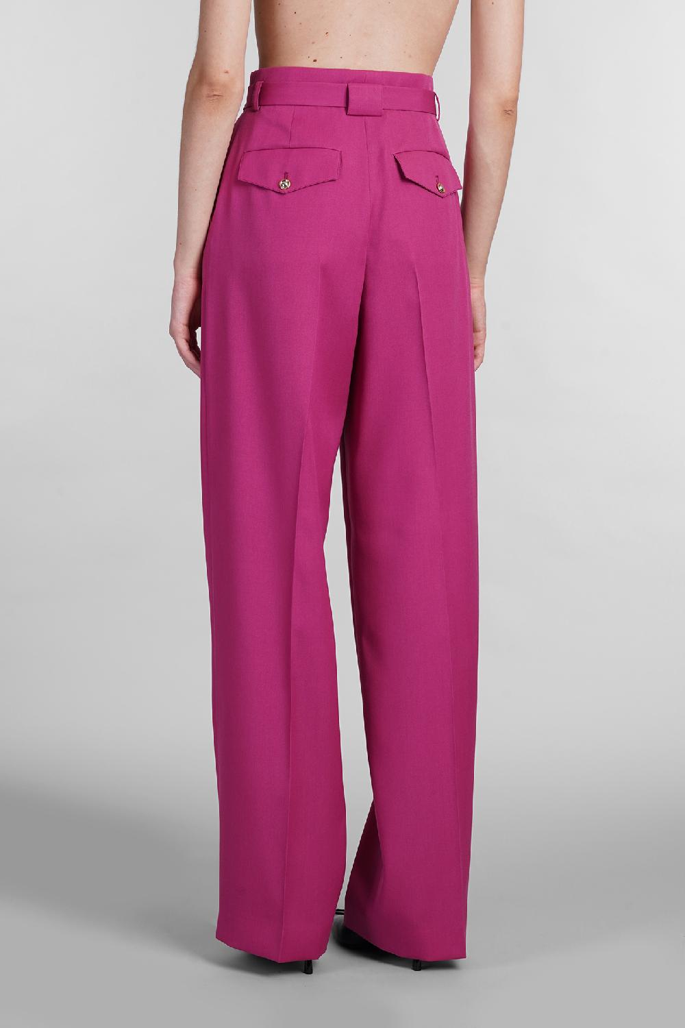 Deliberti Lanvin Pantalone In Lana Fucsia Cod. 402796 - Deliberti The Luxury Shopping