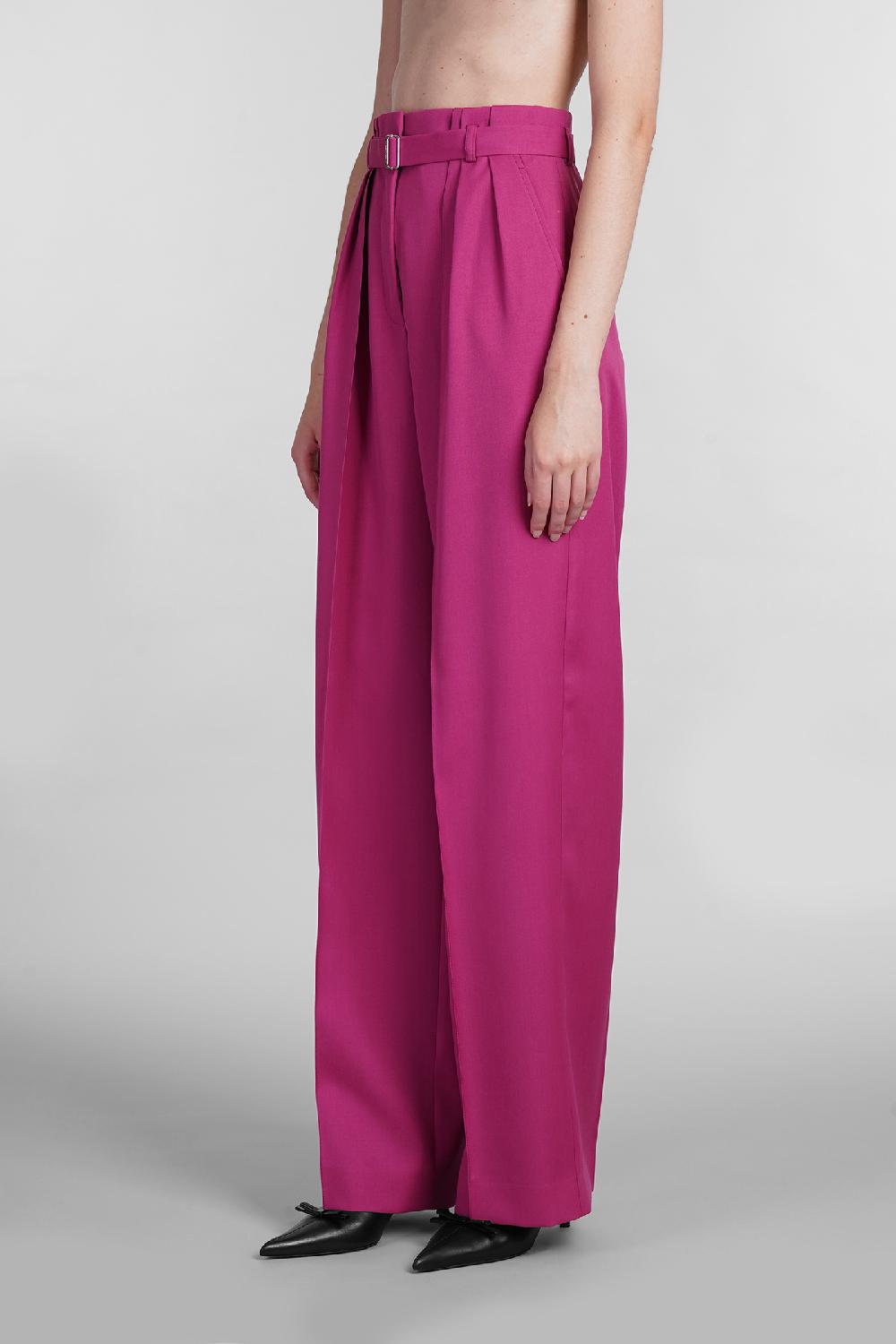 Deliberti Lanvin Pantalone In Lana Fucsia Cod. 402796 - Deliberti The Luxury Shopping