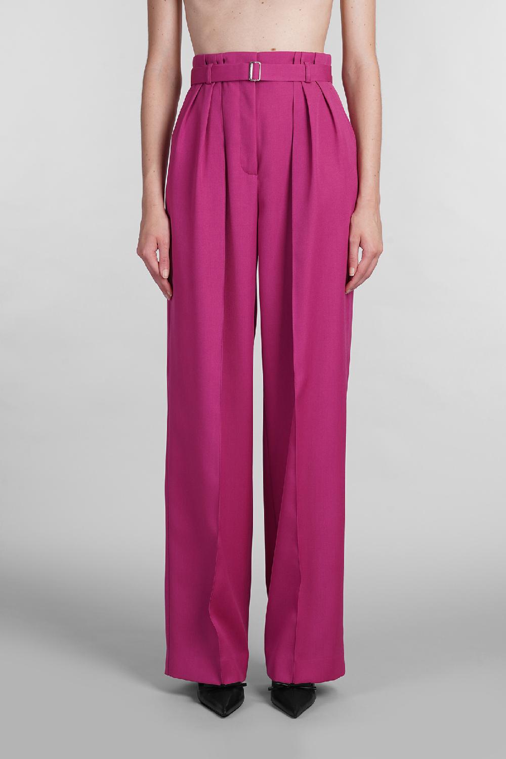 Deliberti Lanvin Pantalone in lana fucsia cod. 402796 - Deliberti The Luxury Shopping