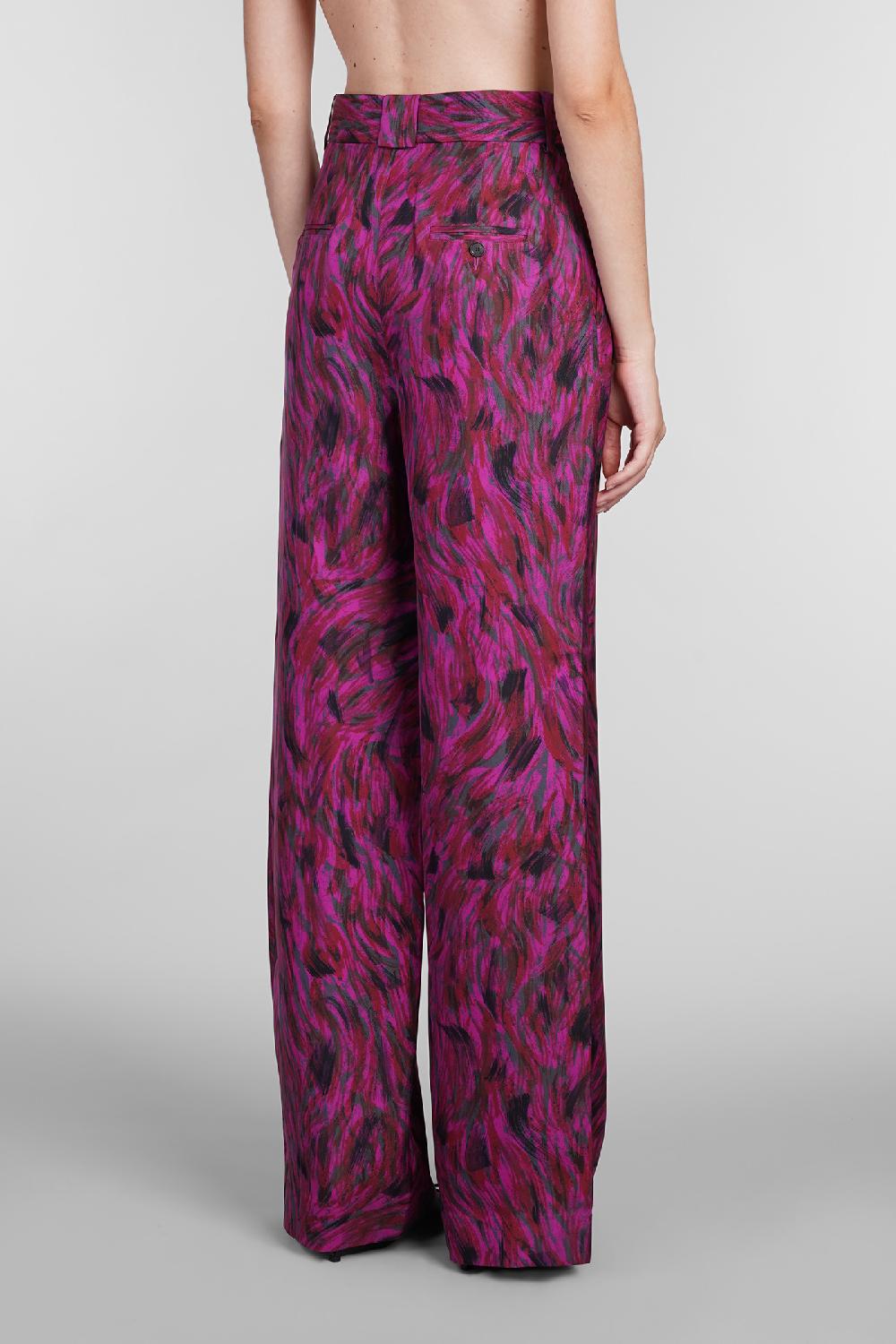 Deliberti Lanvin Pantalone In Seta Fucsia Cod. 406087 - Deliberti The Luxury Shopping