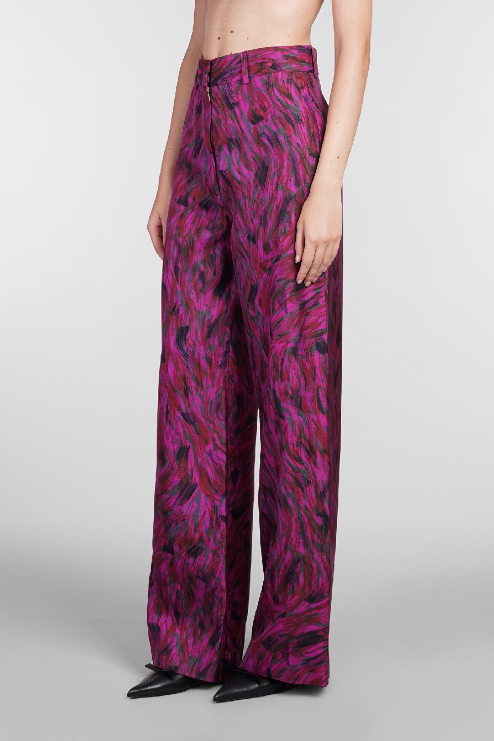 Deliberti Lanvin Pantalone In Seta Fucsia Cod. 406087 - Deliberti The Luxury Shopping