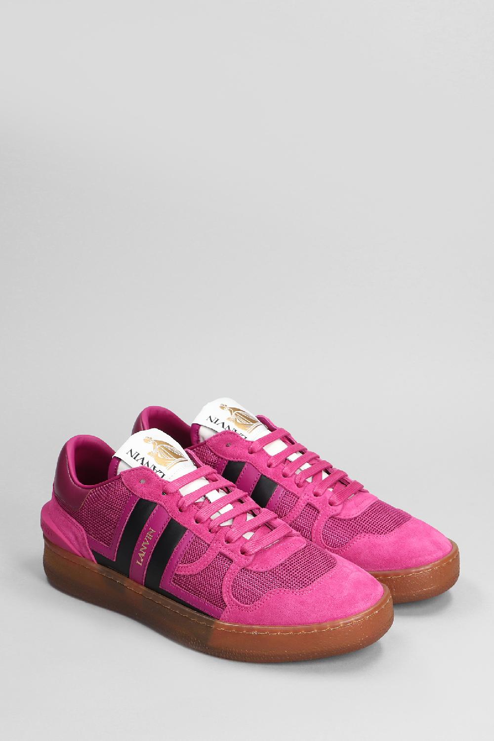 Deliberti Lanvin Sneakers Clay In Pelle Fucsia Cod. 402805 - Deliberti The Luxury Shopping