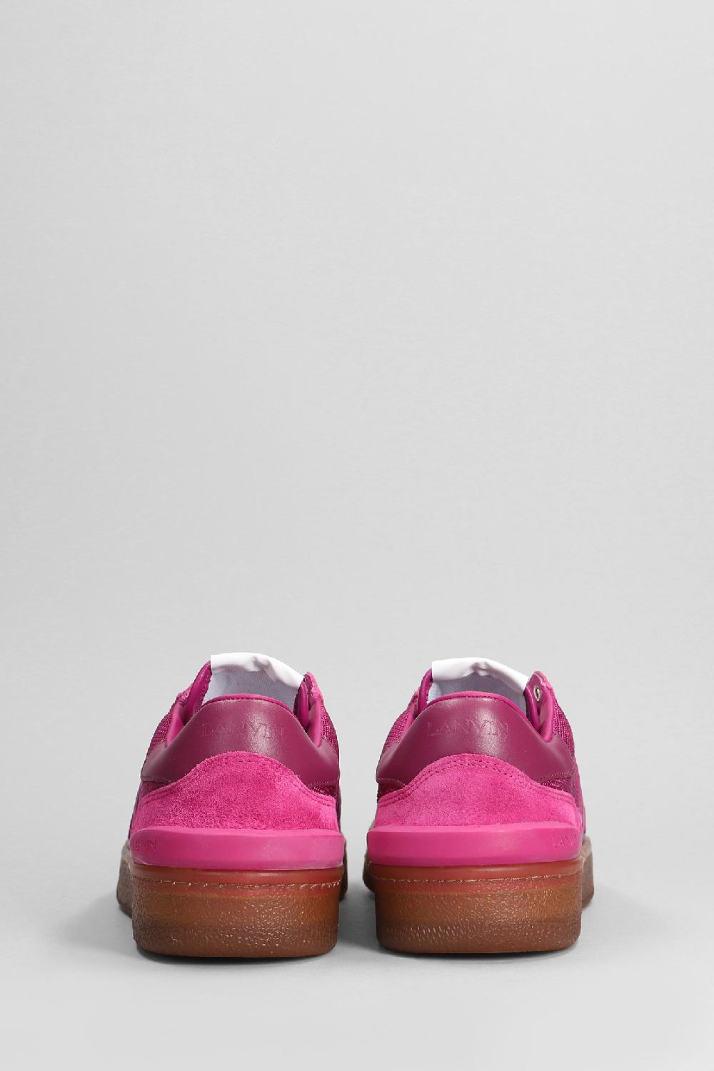 Deliberti Lanvin Sneakers Clay In Pelle Fucsia Cod. 402805 - Deliberti The Luxury Shopping