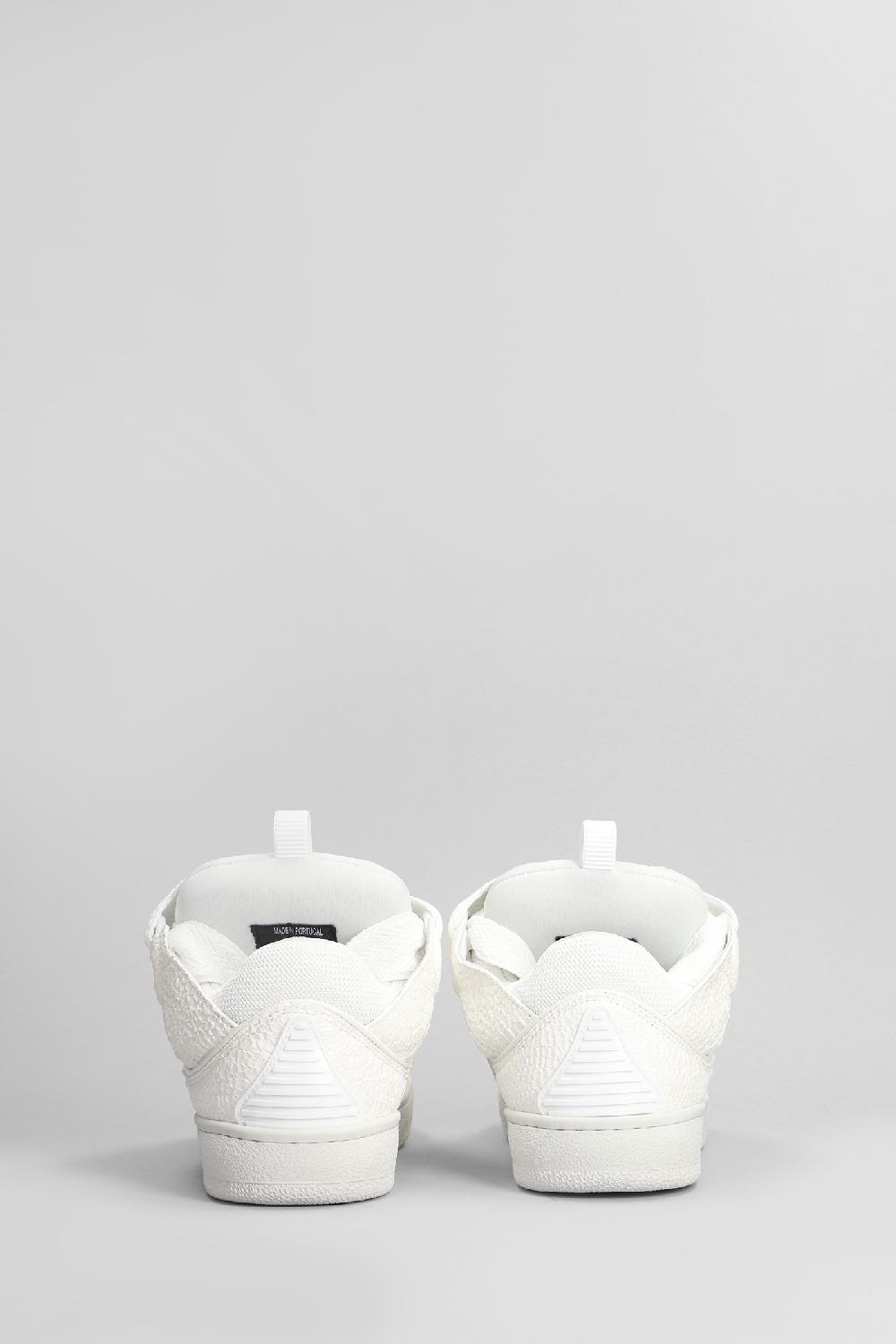 Deliberti Lanvin Sneakers Curb In Pelle Bianca Cod. 406105 - Deliberti The Luxury Shopping